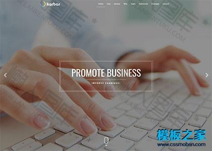 互联网技术服务公司响应式模板图2