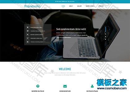 市场营销公司网页模板图2