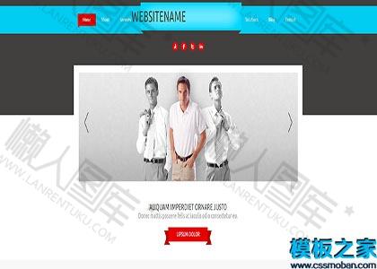 公司形象展示响应式网站模板图2