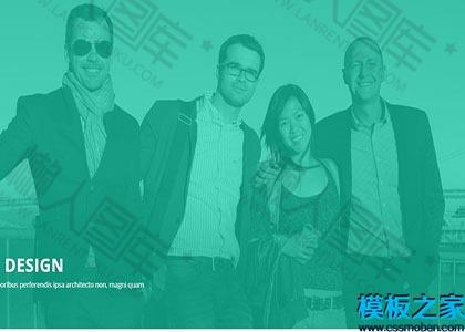 广告公司多用途网站模板图2