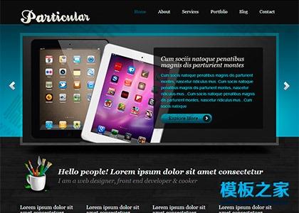 大图幻灯手机平板html5模板图2