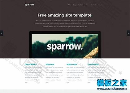响应式广告公司html5网站模板图2
