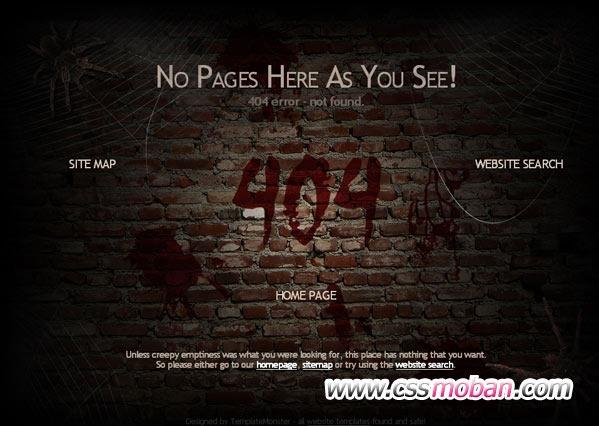 404错误网页模板图2