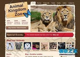动物园企业网站模板