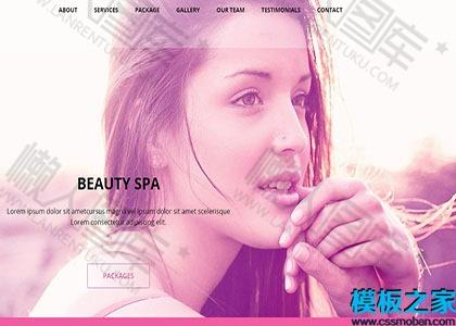 医疗美容网站首页模板图2