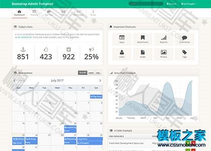 后台cms管理系统模板图2