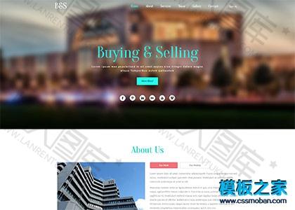 扁平化简洁集团总部官网企业模板图2