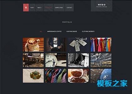 响应式外贸企业公司网站模板图2