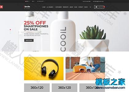 智能设备商城整站模板图2