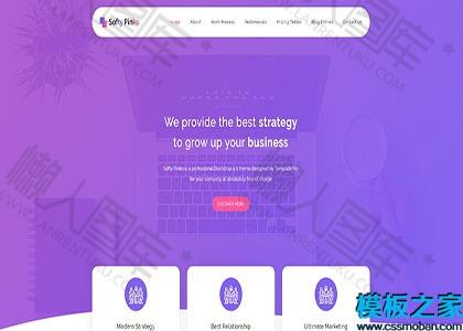 营销商务Bootstarp模板图2