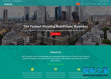 二手房出售中介公司网站模板图2