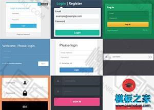 9款User登录模板