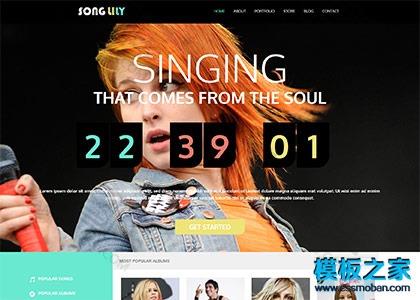 演唱会售票html5网站模板图2