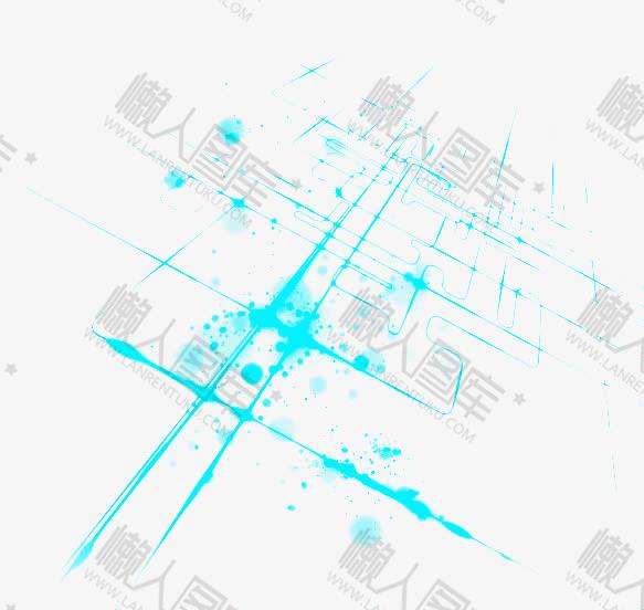 蓝色科技线条图片