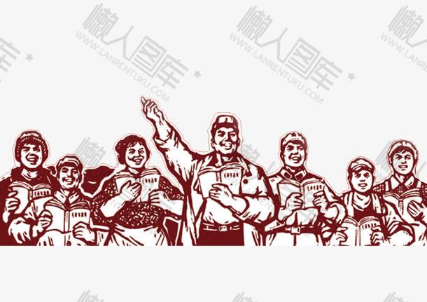 革命历史图片卡通简笔画图1
