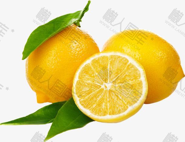 新鲜水果柠檬元素