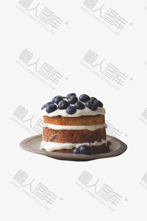 蓝莓芝士蛋糕素材