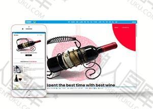 葡萄酒种类介绍网站模板