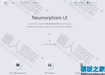 用户界面设计web网站模板图2