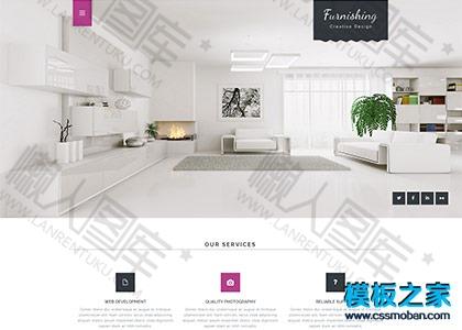 室内装潢装修企业html5模板图2