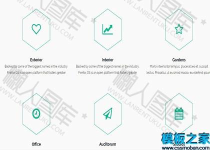 顶级室内装修设计单页网站模板图2