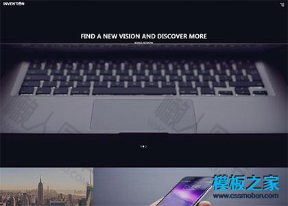 gallery相册展示响应式网页模板图2