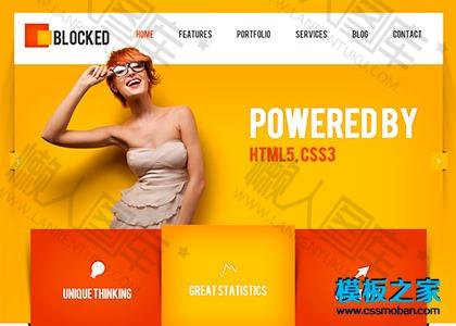 摄影设计行业html5模板图2