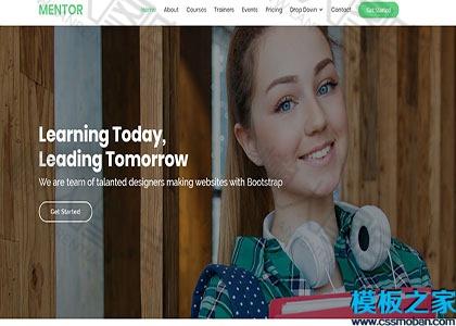 bootstarp教育网站模板图2