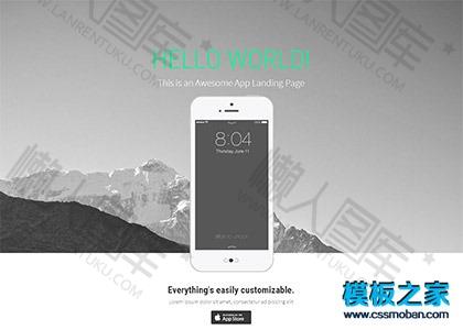 移动互联网科技公司网站模板图2