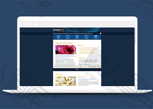 企业服务展示网站模板
