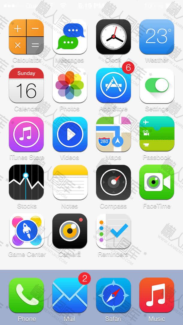 iphone手机应用界面图1