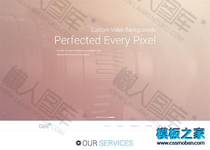 css3动画商务企业响应式网站模板图2