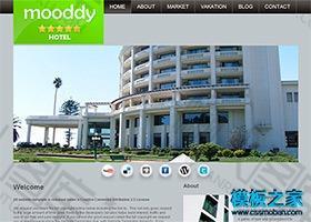 酒店管理企业网站模板