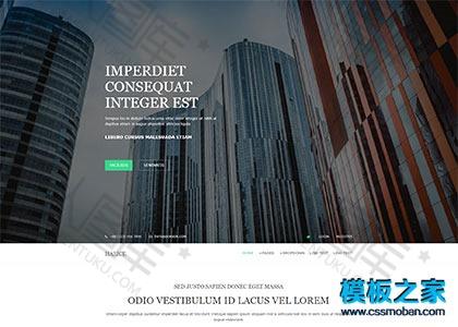 金融融资响应式单页模板图2