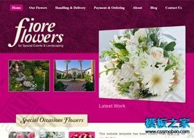 网上订花花店企业网站模板