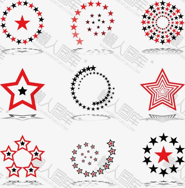 五角星logo设计图片