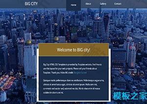 城市主题响应式网站模板