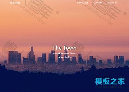 简单学生个人网站响应式html模板图2