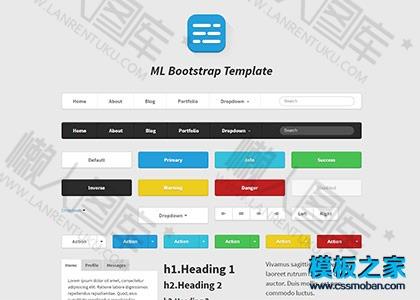 整套Bootstrap UI模板图2