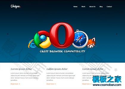 科技企业官网html5模板图2