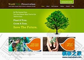 环境保护官方网站模板