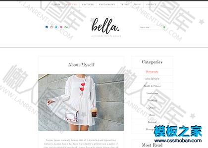 自媒体博客html5模板图2