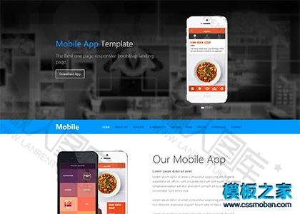 App开发企业官网模板图2