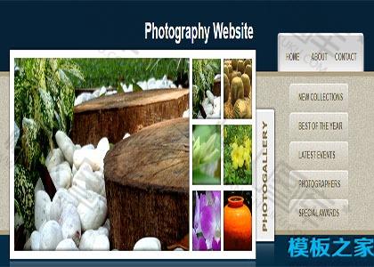 图片库摄影网站模板图2