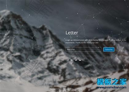 html5动态背景响应式模板图2