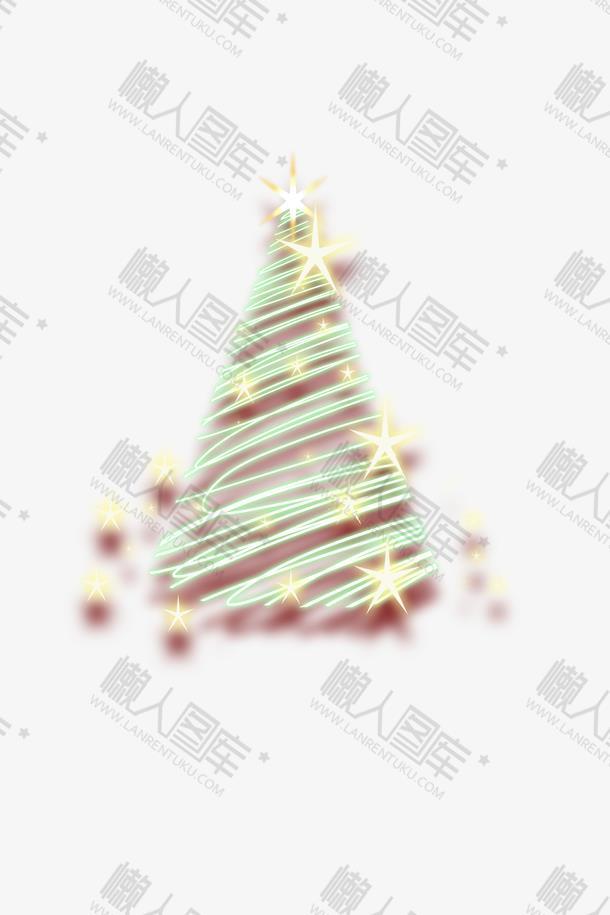发光圣诞树图1