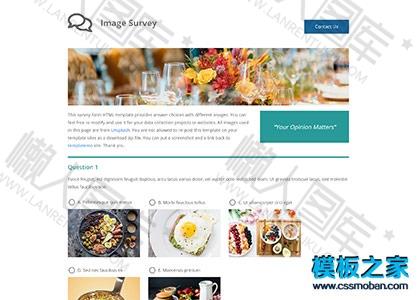 投票问卷调查专题html5模板图2