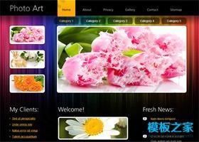 鲜花公司html网站模板