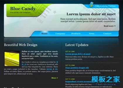 UI软件系统网页模板图2
