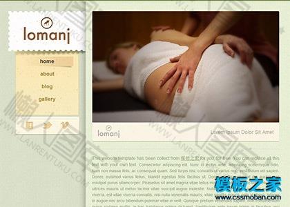 女性护理网站模板图2
